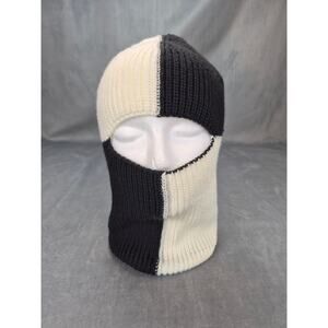 Aqua Streetwear Edgy Color Block Balaclava Ski Mask Unisex One Size